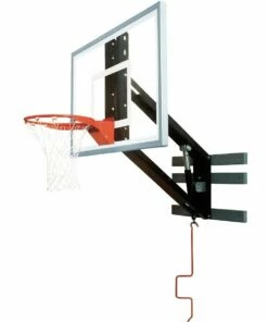Bison Zip Crank Adjustable Basketball Wall Shooting Station