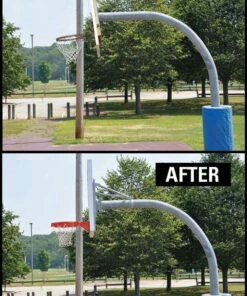 Jaypro Hoop Rejuvenator, H-Frame Kit w/ FAN BOARD & Breakaway Goal