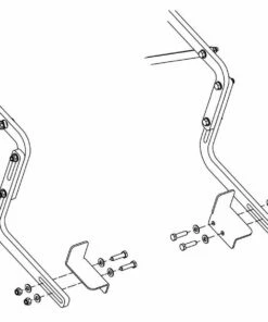 Jaypro Little Champ Adaptor Kit for 48"H Board (Fits One Backboard) LC-AKIT
