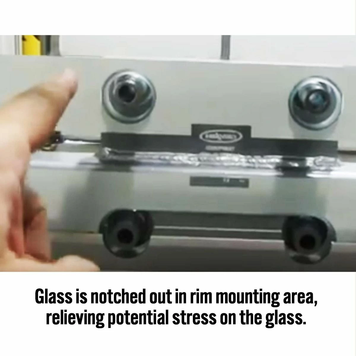 First Team 42"x72" Unbreakable Conversion Glass Basketball Backboard 4 First Team 42"x72" Unbreakable Conversion Glass Basketball Backboard - Image 4