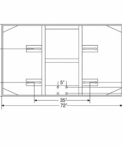 Bison 42"x72" Official Glass Conversion Basketball Backboard, BA42XLC -Basketball Sales Store a55 304 new 01 1