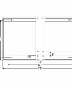 Bison Rectangular Steel Basketball Backboard, BA472 5 Bison Rectangular Steel Basketball Backboard, BA472 -Basketball Sales Store a55 305 01 1