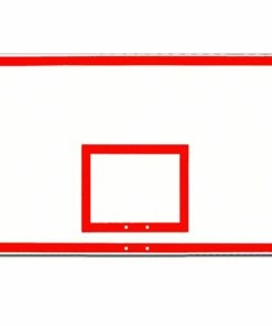 Gared 1272B Rectangular Steel Backboard w/ Border