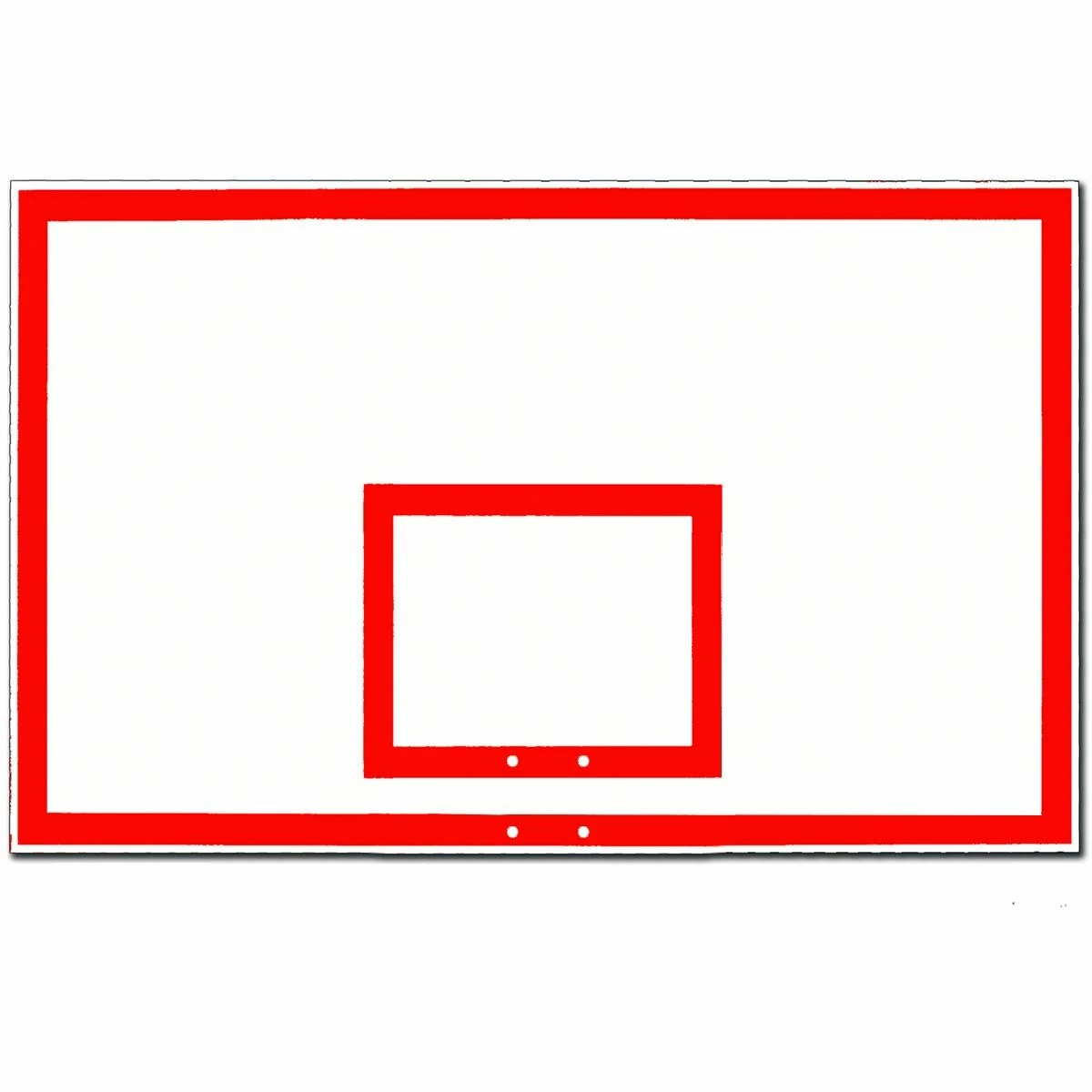 Gared 1272B Rectangular Steel Backboard w/ Border 1 Gared 1272B Rectangular Steel Backboard w/ Border
