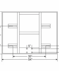 Bison 42"x54" Side Court Conversion Basketball Backboard, BA407C -Basketball Sales Store a55 315 new 02 1