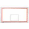 Porter 42"x72" Glass Basketball Backboard w/ LED Perimeter Light System, 002080L2