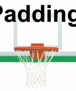 Bison Wall Mounted Basketball Hoop w/ Glass Backboard, 4'-6' EXTENSION -Basketball Sales Store a55 370 29 1