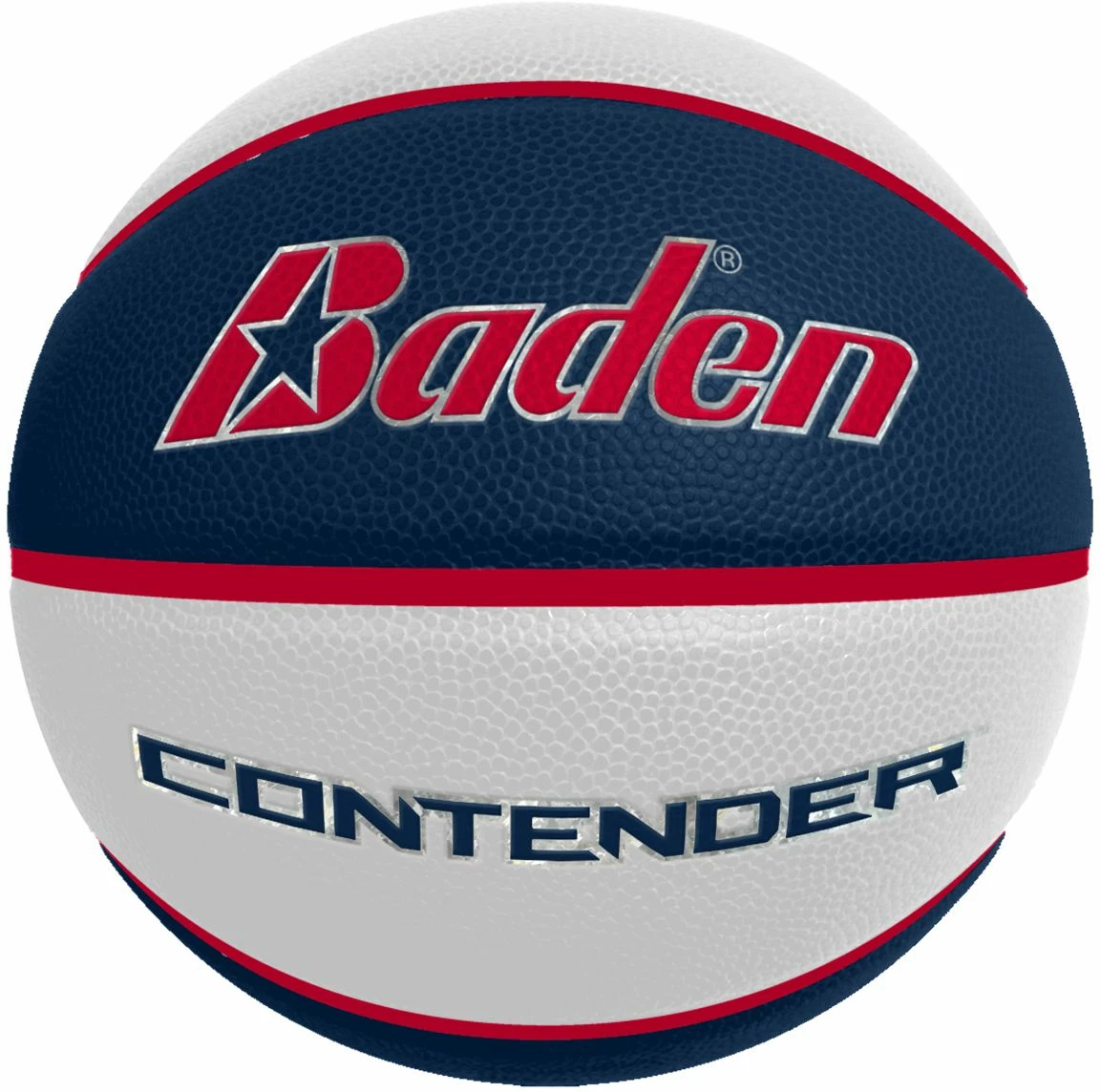 Baden B285W Contender Composite Basketball, WOMEN'S & YOUTH, 28.5" Navy/White 1 Baden B285W Contender Composite Basketball, WOMEN'S & YOUTH, 28.5" Navy/White