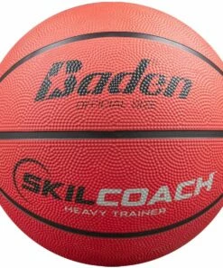 Baden BHT7R Skilcoach Heavy Trainer Rubber Basketball, MEN'S, 29.5"