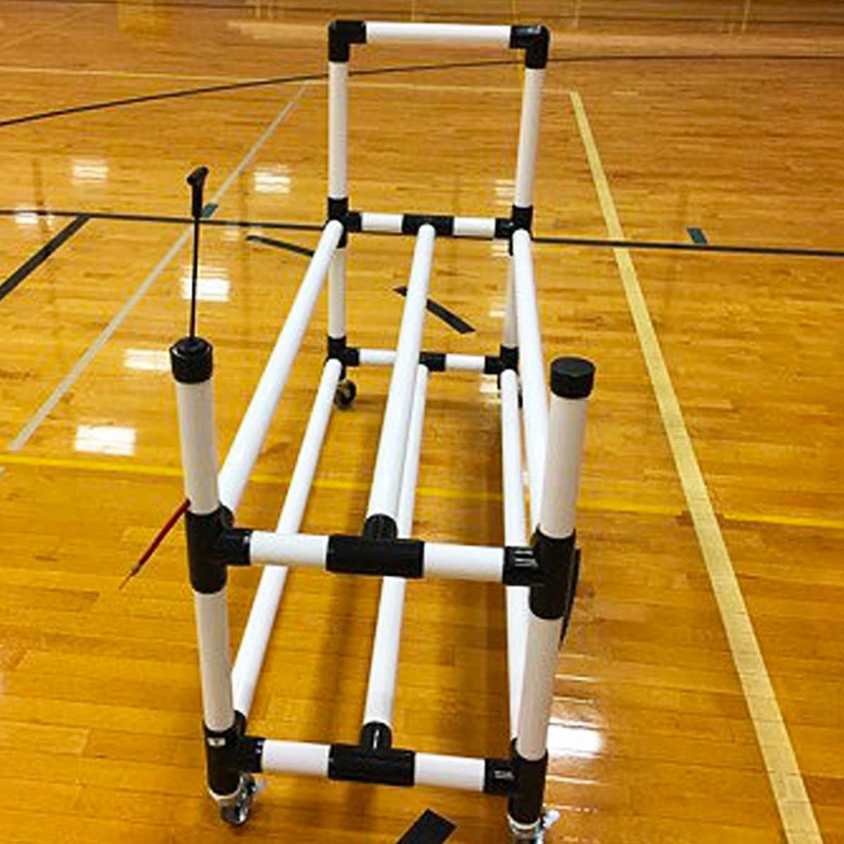 Power Dribble 20 Ball Cart Rack w/ Built-In Pump 4 Power Dribble 20 Ball Cart Rack w/ Built-In Pump - Image 4