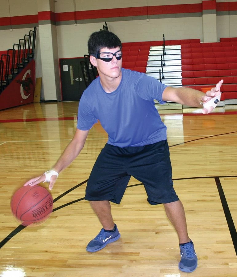 KBA Basketball Ball Handling Dribble Gloves (pair), ADULT 2 KBA Basketball Ball Handling Dribble Gloves (pair), ADULT - Image 2