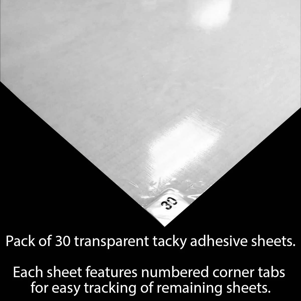 Tacky Traxx 30/pk Sticky Mat Sheets 2 Tacky Traxx 30/pk Sticky Mat Sheets - Image 2