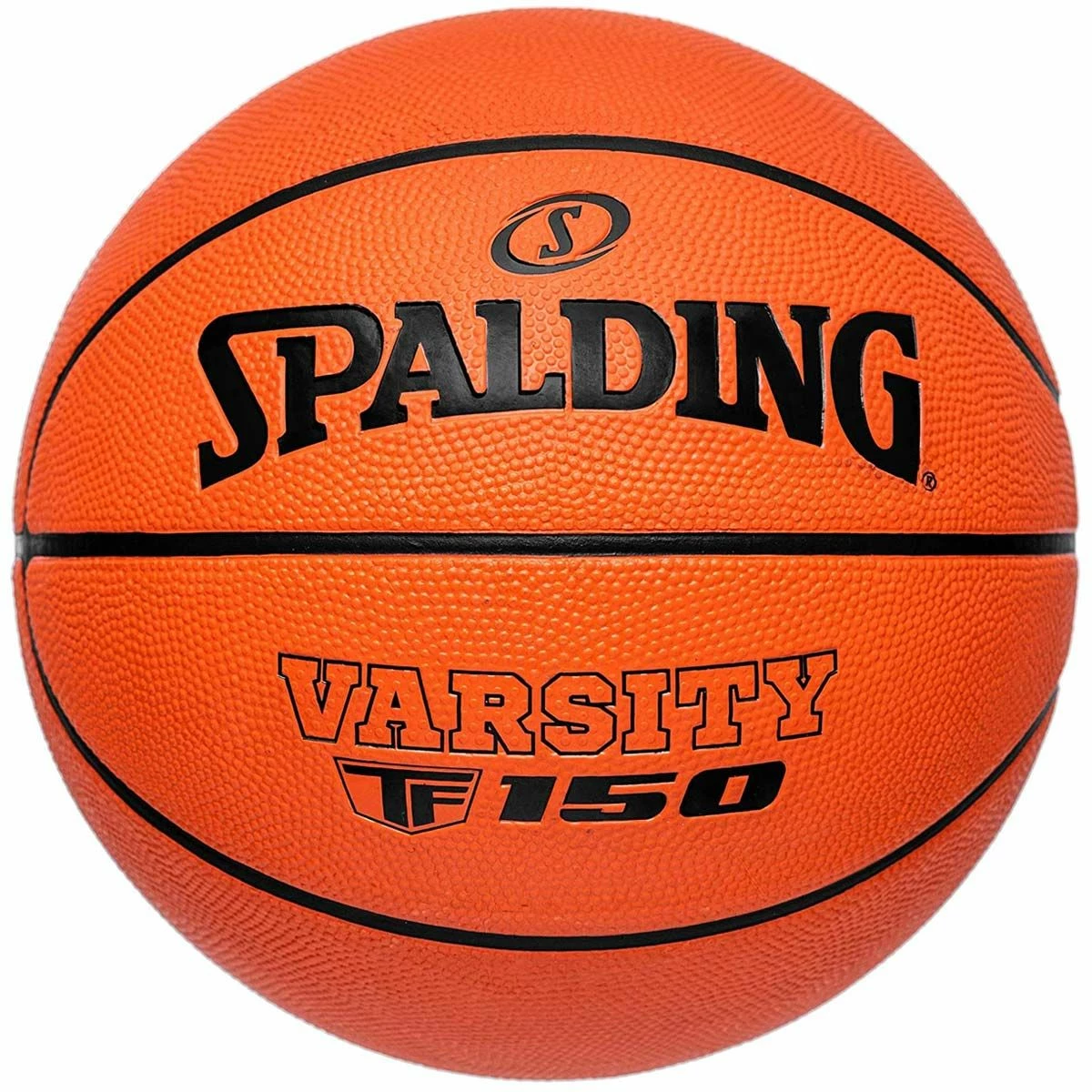 Spalding Varsity TF-150 28.5" Women's/Youth Rubber Basketball 1 Spalding Varsity TF-150 28.5" Women's/Youth Rubber Basketball
