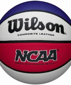 Basketball Sales Store 6 Wilson NCAA Replica 29.5" Men's Basketball, Red/White/Blue