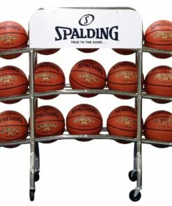 Spalding Replica Pro 15 Ball Basketball Rack, 68450SP