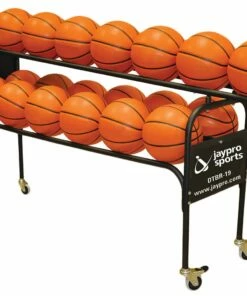 Jaypro Deluxe Basketball Training Ball Rack, DTBR-19