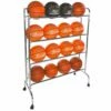 Champion 16 ball Wide Base Basketball Ball Rack, BRC4