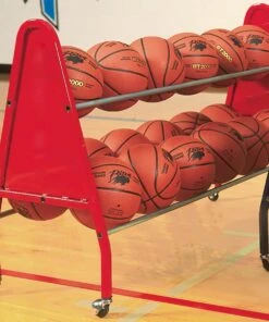 Bison 18 Ball Heavy Duty Basketball Cart, BA185