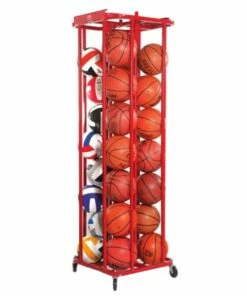 Blazer 4827 Space Mizer Lockable Vertical Ball Carrier Maroon