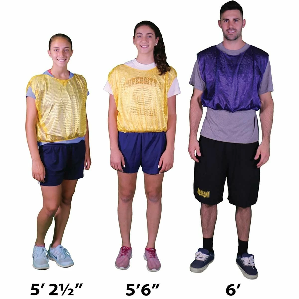 Champion ADULT Scrimmage Vest Pinnie w/ Elastic Bottom, SVM Gold 4 Champion ADULT Scrimmage Vest Pinnie w/ Elastic Bottom, SVM Gold - Image 4