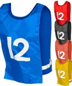 Champro ADULT Numbered 1-12 Scrimmage Vests Gold