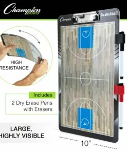Champion Basketball Dry-Erase Coaching Board, BKBOARD 8 Champion Basketball Dry-Erase Coaching Board, BKBOARD -Basketball Sales Store a94 322 new 04