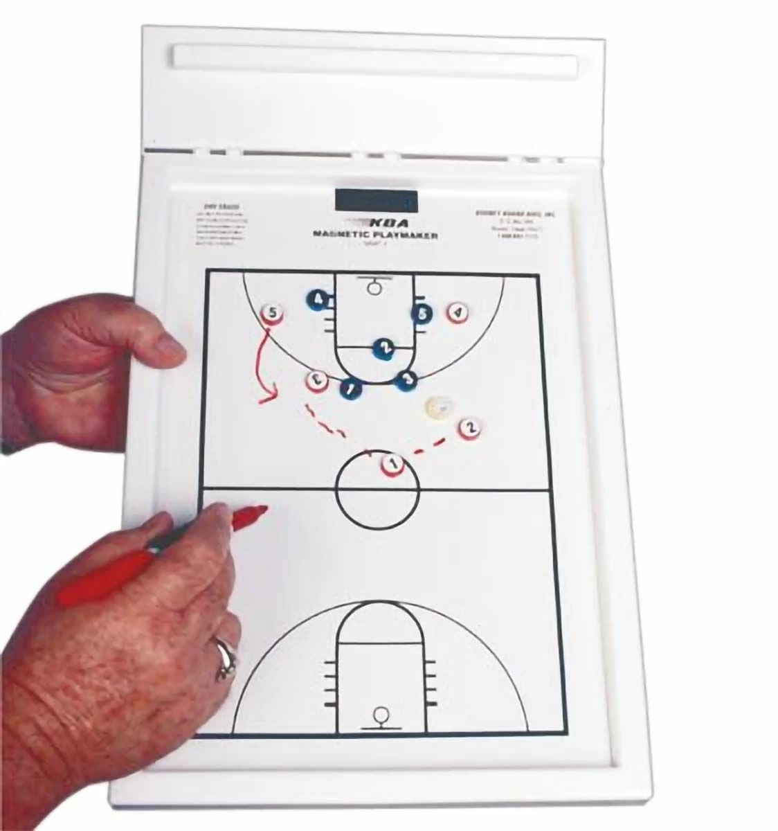 KBA MMP-1 Basketball Magnetic Playmaker Coaching Board 1 KBA MMP-1 Basketball Magnetic Playmaker Coaching Board