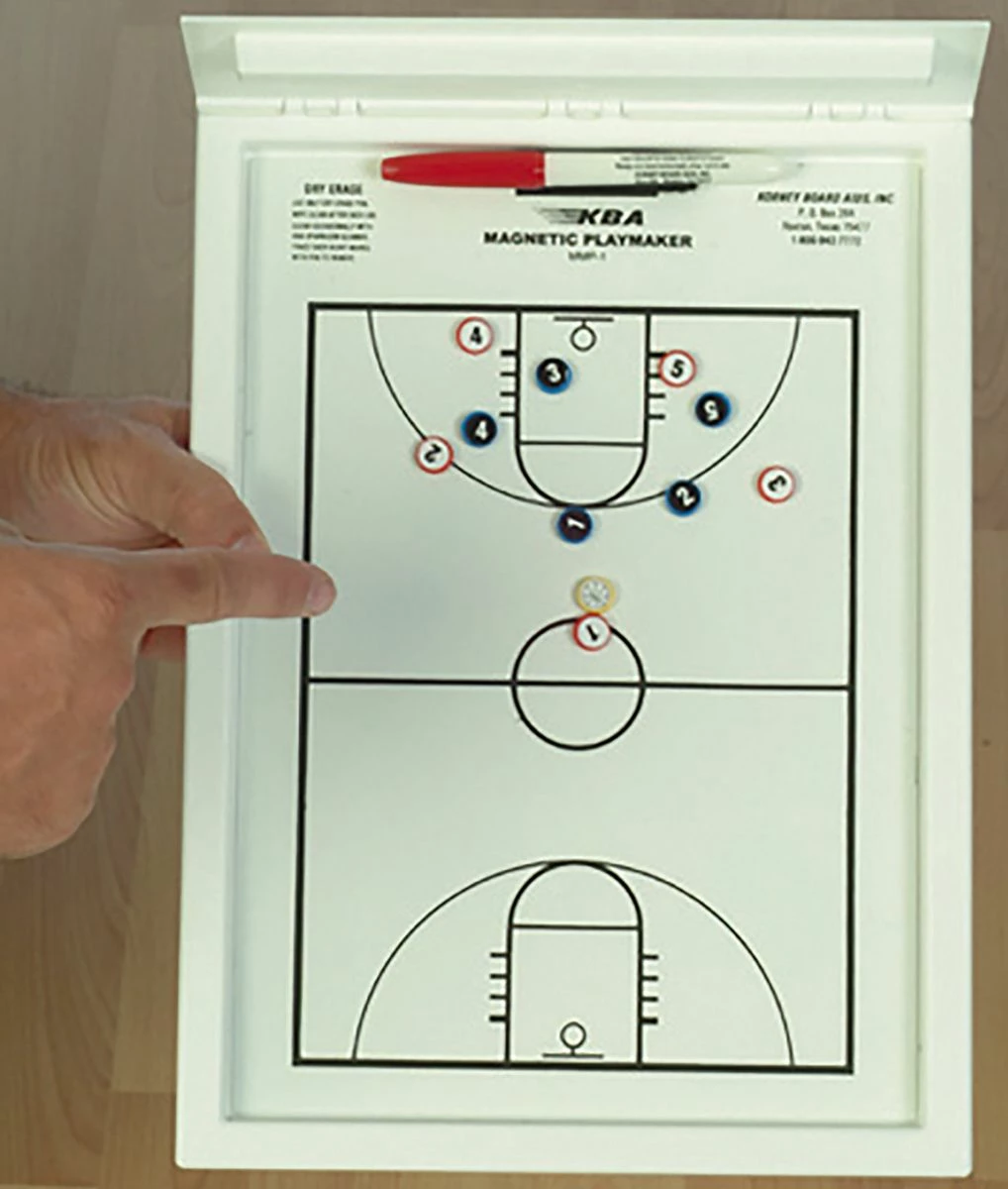 KBA MMP-1 Basketball Magnetic Playmaker Coaching Board 3 KBA MMP-1 Basketball Magnetic Playmaker Coaching Board - Image 3