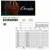 Champion Basketball Scorebook, BB1