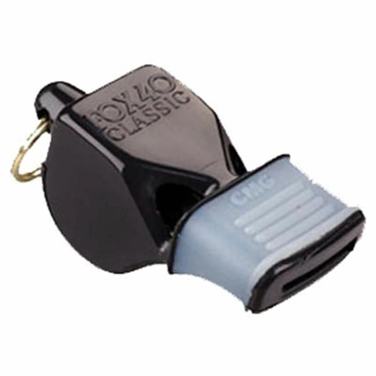 Fox 40 Classic CMG Comfort Grip Coach/Referee Whistle, Black 1 Fox 40 Classic CMG Comfort Grip Coach/Referee Whistle, Black